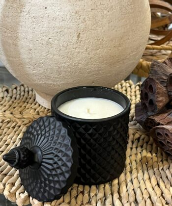 VELAS DE SOJA CARAMELERA NEGRA